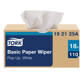 192125A  TORK PAP   BASIC PREM 2PLIS BLANC ESSUI-GLACE POP-U