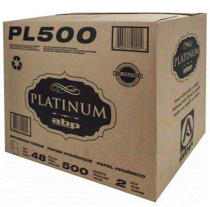 PL500 PAPI HYG PLATINUM  500 FEUILLES 2PLIS 1.5 CORE 48/CS