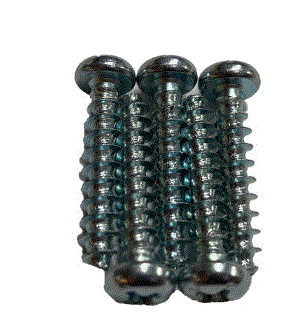 SCREW, PHILLIPS, 3.5mm X 13mm, BRUSH RETAINER 4/PK