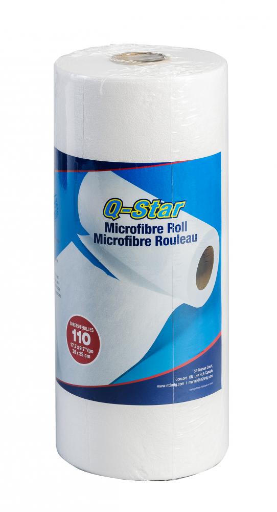 Q-STAR ROULEAUX DE MICROFIBRE BLANC 110 F