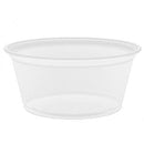 CLEAR PLASTIC COMPOSTABLE CONTAINER 3 OZ 2000/cs (CF-7057)