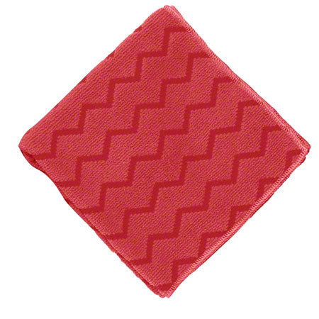 MICROFIBRE ROUGE TOUT USAGE HYGEN  16x16'   12/CS