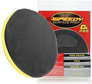 SPEEDY YELLOW DELUXE MED ROUND FOAM PAD 6.25`