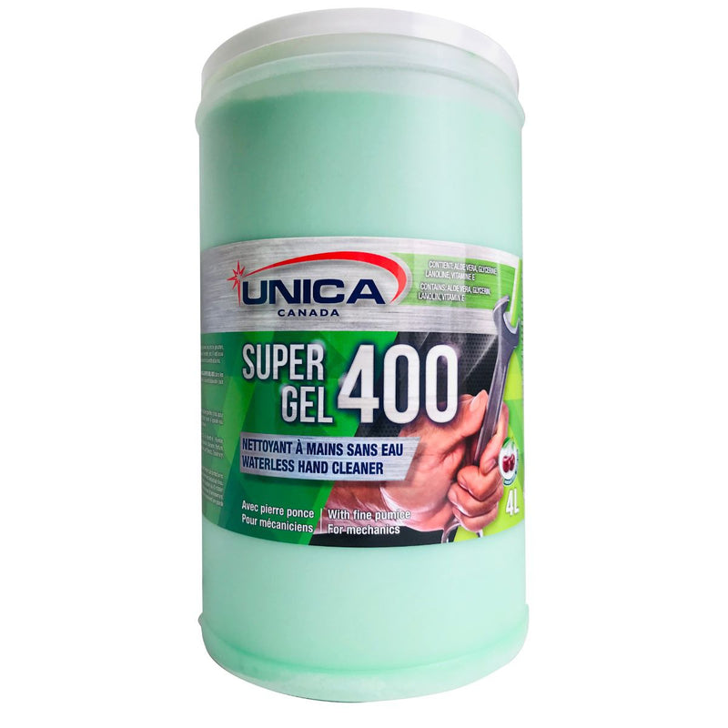 SUPER GEL 400  VERT AVEC PONCE  2L