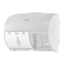 TORK TWIN BATH TISSUE DISPENSER FOR OPTICORE WHITE