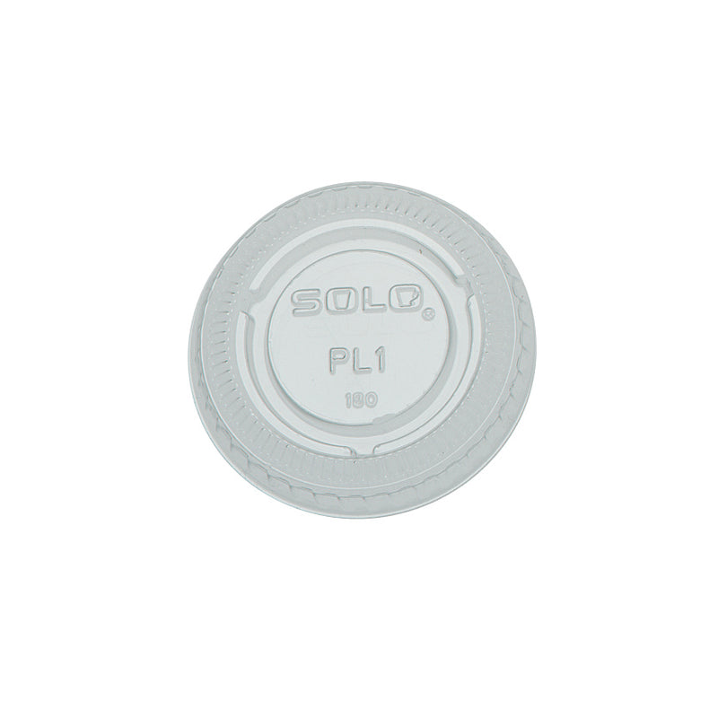 COUVERCLE CLAIR PLASTIQUE 1.25 OZ PL1 2500/CS