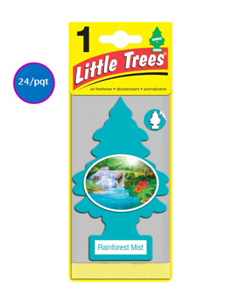 LITTLE TREES DÉSODORISANT RAINFOREST MIST 24/PQT